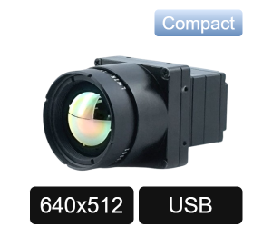 High Resolution Compact USB Thermal Camera Module – TCM300K50US