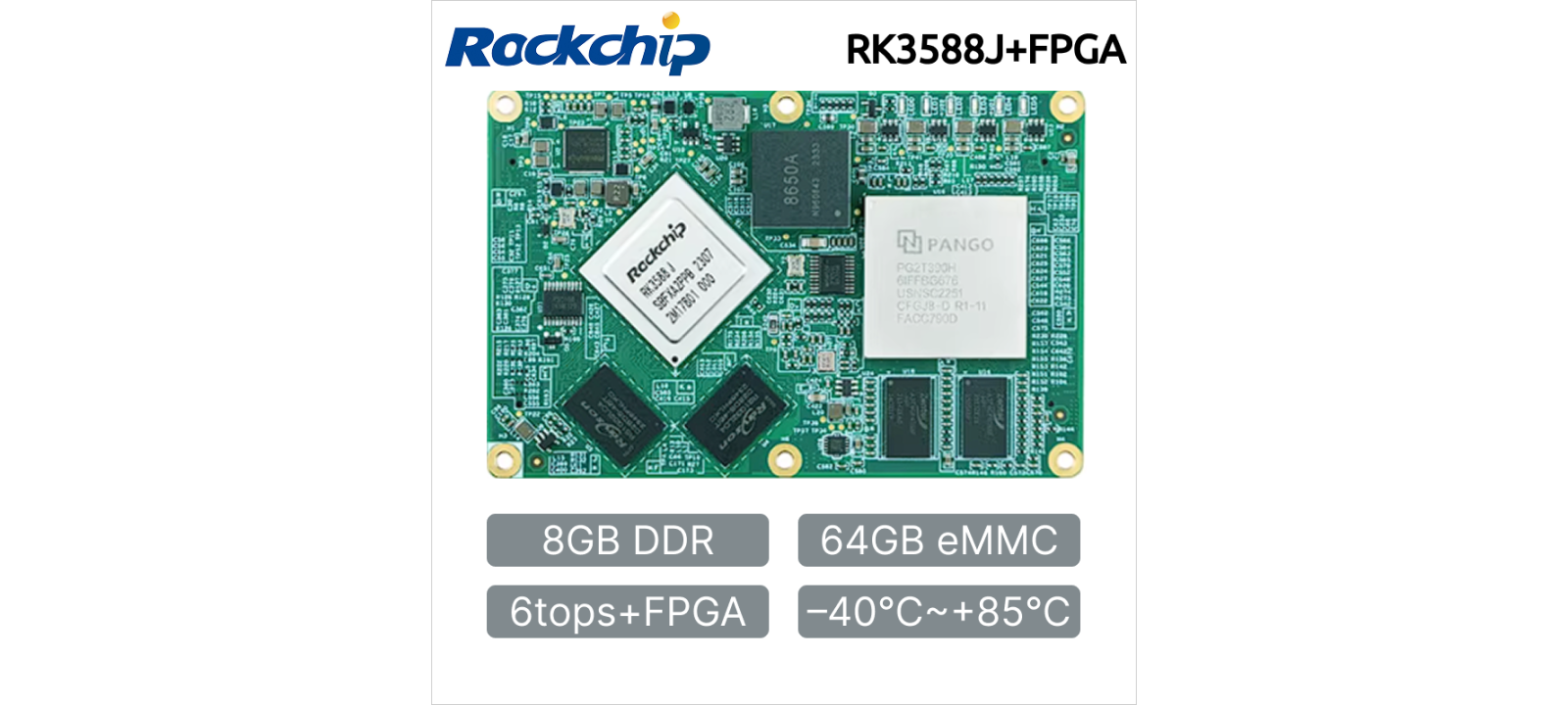 RK3568J + FPGA Hybrid SoM | Real-Time Signal Acquisition