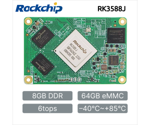 Rockchip RK3588J Octa-Core 8K Edge AI Board-to-Board SOM
