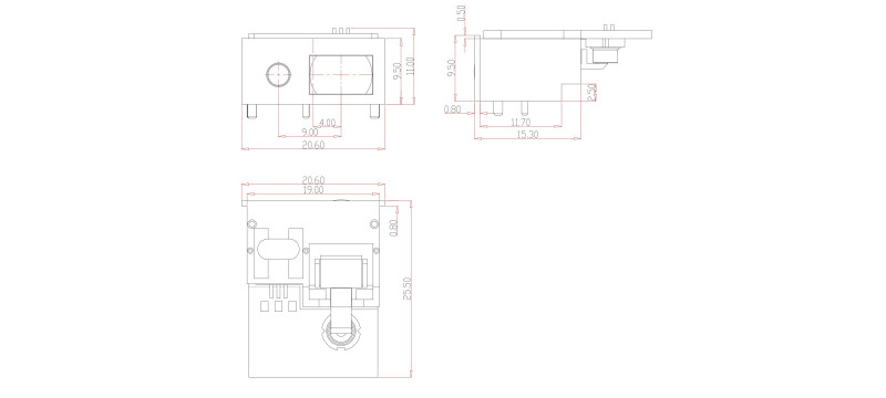 20m Economical Laser Distance Sensor Module - LRF20M3PS