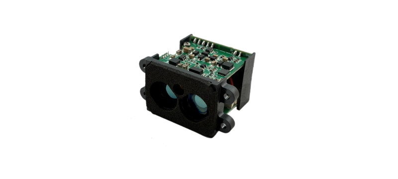 50m High Speed Laser Rangefinder Module with Integrated Aiming Laser - LRF50M20KHSP