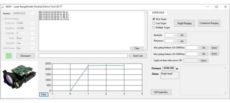 8km 1535nm High-End Laser Rangefinder Module - LRF8K10LH