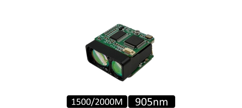 1500m / 2000m Compact Long-Range Laser RangeFinder Module - LRFX00M3LSQ
