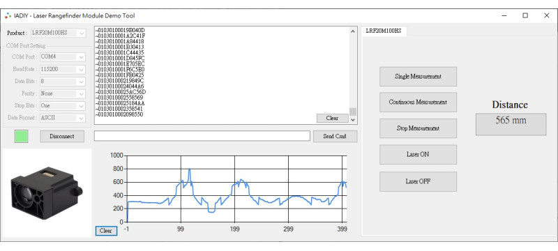 30m High Frequency Laser Distance Measuring Module - LRF30M90HS