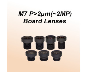 M7 Board Lenses for Ø4.5mm(≤1/4"), 1.6µm(~2MP) Sensor