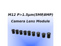 M12 Board Camera Lens for Ø6.7mm(≤1/2.7"), 1.5µm(~5MP,8MP)Sensor