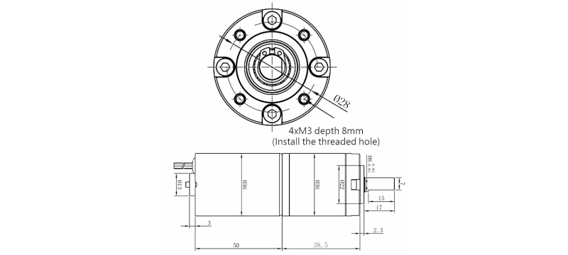 Brushless DC Motor 24V