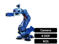 4-DOF Multifunction Robotic Arm for Desktop