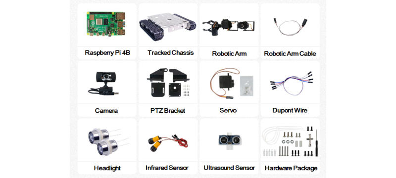 Intrepid Project - Smart Video RC Robotic Arm Tank