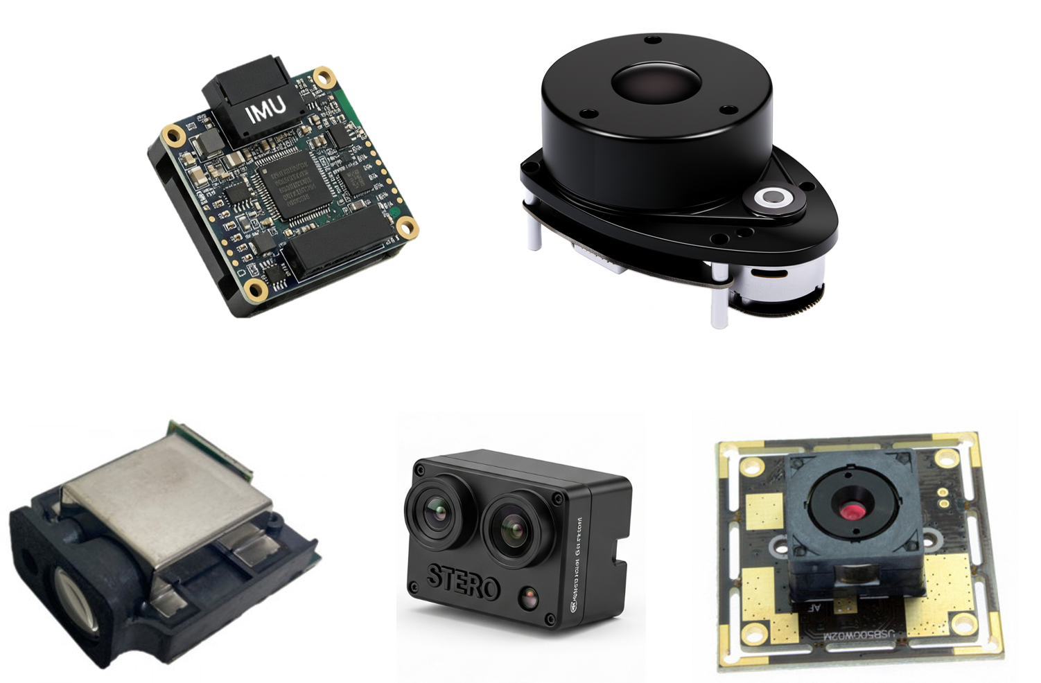 Various sensors on AMR